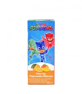 PJ MASKS ΧΥΜΟΣ ΝΕΚΤΑΡ ΠΟΡΤΟΚΑΛΙ-ΜΑΝΓΚΟ ΣΤΕΒΙΑ 27X250ml