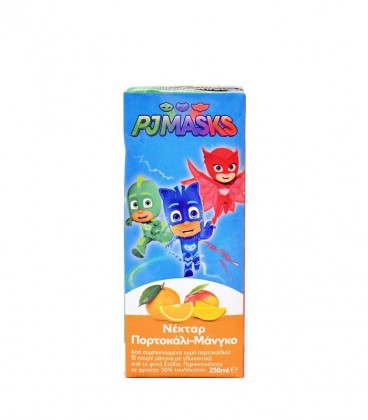 PJ MASKS ΧΥΜΟΣ ΝΕΚΤΑΡ ΠΟΡΤΟΚΑΛΙ-ΜΑΝΓΚΟ ΣΤΕΒΙΑ 27X250ml