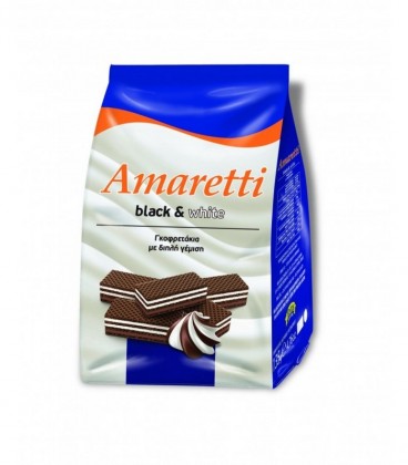 AMARETTI ΓΚΟΦΡΕΤΑ BLACK&WHITE ΣΑΚ.12X135gr