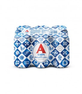 ΑΛΦΑ ΜΠΥΡΑ ΚΟΥΤΙ ΜΕ ΑΛΑΤΙ ΜΕΣΟΛΟΓΓΙΟΥ 330ml 4Χ6pack
