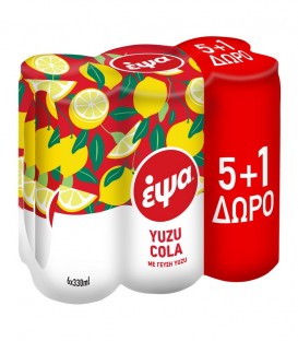 ΕΨΑ YUZU COLA ΚΟΥΤΙ 330ml 4X6pack 5+1 ΔΩΡΟ