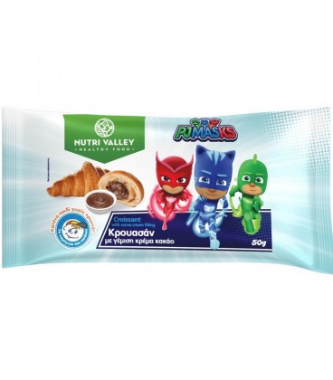 NUTRI VALLEY PJ MASKS ΚΡΟΥΑΣΑΝ ΚΡΕΜΑ ΚΑΚΑΟ 28Χ50gr