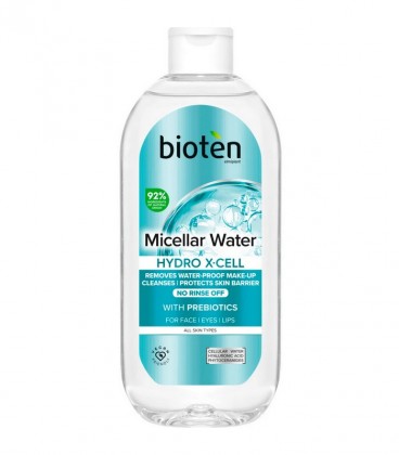 BIOTEN MICELLAR ΝΕΡΟ ΚΑΘΑΡΙΣΜΟΥ ΠΡΟΣΩΠΟΥ HYDRO X-CELL 6X400ml