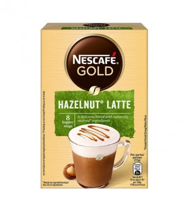NESCAFE GOLD HAZELNUT LATTE (ΦΑΚ.8Χ17gr) 6Χ136gr