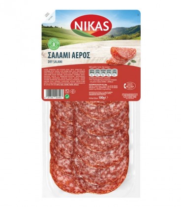 ΝΙΚΑΣ ΣΑΛΑΜΙ ΑΕΡΟΣ ΦΕΤΕΣ 10Χ100gr