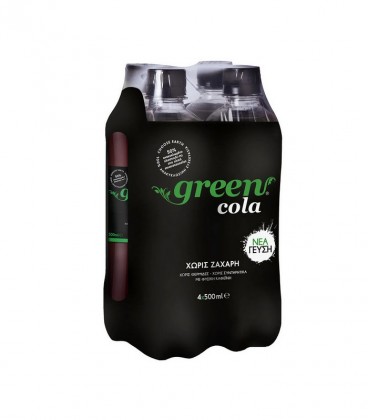 GREEN COLA PET 0% ΖΑΧΑΡΗ 500ml 6X4pack