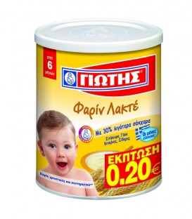 ΓΙΩΤΗΣ ΚΡΕΜΑ ΦΑΡΙΝ ΛΑΚΤΕ 12Χ300gr -0.20€
