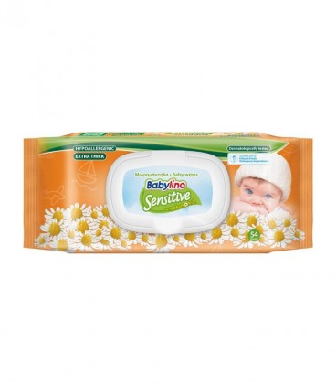 BABYLINO ΜΩΡΟΠΕΤΣΕΤΕΣ SENSITIVE ΧΑΜΟΜΗΛΙ 54Τ ΜΕ ΚΑΠΑΚΙ Χ16