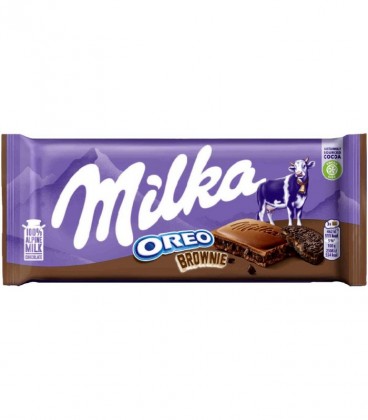 MILKA ΣΟΚΟΛΑΤΑ OREO BROWNIE 22Χ100gr