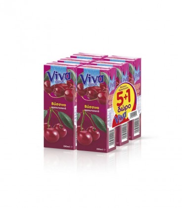 VIVA FRESH ΒΥΣΣΙΝΟ 250ml (5+1 ΔΩΡΟ) 4Χ6pack