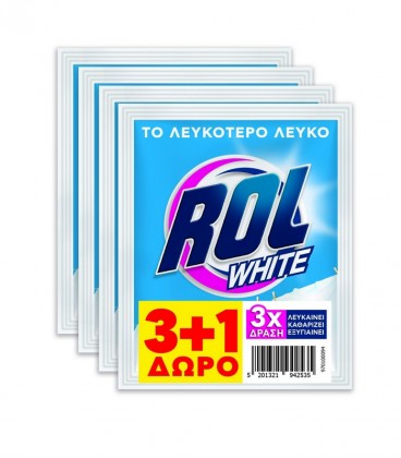 ROL WHITE ΥΠΕΡΛΕΥΚΑΝΤΙΚΟ 50gr 3+1 ΔΩΡΟ X40