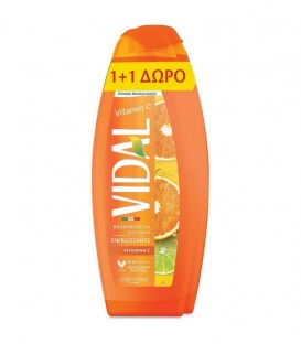 VIDAL ΑΦΡΟΛΟΥΤΡΟ VITAMIN C 500ml 6X1+1