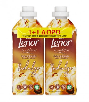 LENOR ΜΑΛΑΚΤΙΚΟ INDULDE GOLD ORCHID 41Μ 861ml 6X1+1ΔΩΡΟ