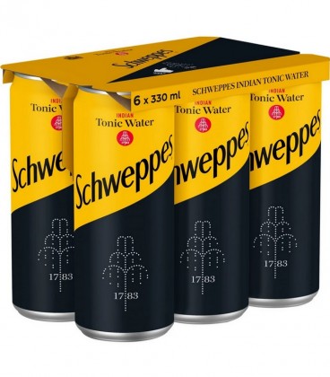 SCHWEPPES TONIC ΚΟΥΤΙ 330ml 4X6pack