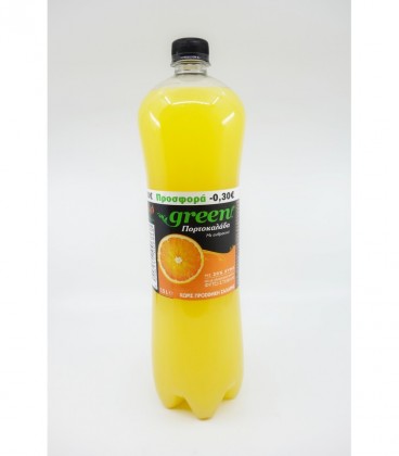 GREEN ΠΟΡΤΟΚΑΛΑΔΑ 0% ΖΑΧΑΡΗ 6X1.5lt -0.30€