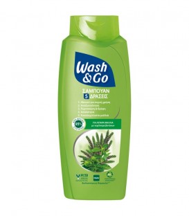 WASH & GO ΣΑΜΠΟΥΑΝ ΛΙΠΑΡΑ ΜΑΛΛΙΑ 6X650ml