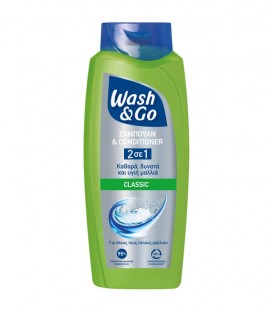WASH & GO ΣΑΜΠΟΥΑΝ 2in1 CLASSIC 6X650ml