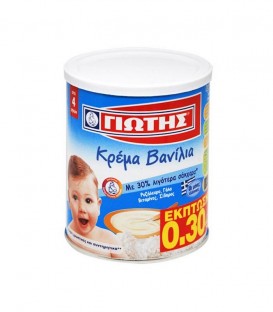 ΓΙΩΤΗΣ ΚΡΕΜΑ ΒΑΝΙΛΙΑ 12Χ300gr -0,30€