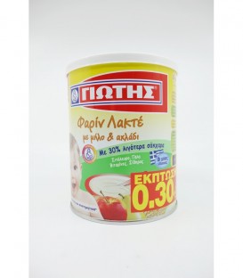 ΓΙΩΤΗΣ ΦΑΡΙΝ ΛΑΚΤΕ ΜΕ ΜΗΛΟ ΚΑΙ ΑΧΛΑΔΙ 12Χ300gr -0,30€