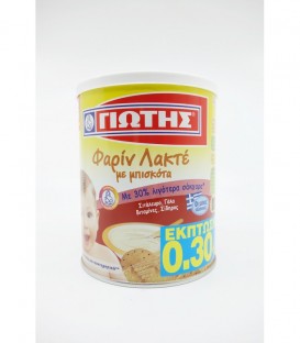 ΓΙΩΤΗΣ ΦΑΡΙΝ ΛΑΚΤΕ ΜΠΙΣΚΟΤΑ 12Χ300gr -0,30€