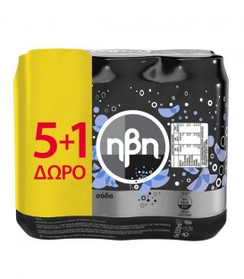 ΗΒΗ ΣΟΔΑ ΚΟΥΤΙ 330ml 4X6pack 5+1 ΔΩΡΟ