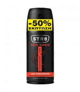STR8 DEO SPRAY RED CODE 6X150ml -50%