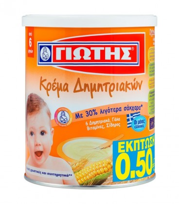 ΓΙΩΤΗΣ ΚΡΕΜΑ ΔΗΜΗΤΡΙΑΚΩΝ 12Χ300gr -0,50€