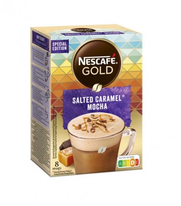 NESCAFE GOLD CAFE MOCHA SALTED CARAMEL (ΦΑΚ.8Χ19gr) 6Χ152gr