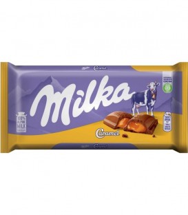 MILKA ΣΟΚΟΛΑΤΑ CARAMEL 18Χ100gr