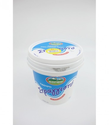 ΚΟΡΦΗ ΣΤΡΑΓΓΙΣΤΟ ΓΙΑΟΥΡΤΙ 10% ΛΙΠ.ΑΓΕΛΑΔΟΣ 1kg -1€
