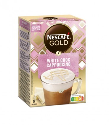 NESCAFE GOLD WHITE CHOC CAPPUCCINO (ΦΑΚ.8Χ15gr) 6Χ120gr