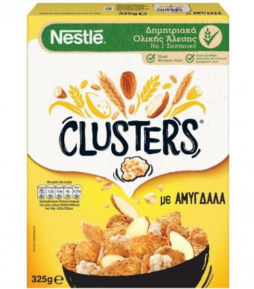 CLUSTERS ΔΗΜ/ΚΑ ΟΛΙΚΗΣ ΜΕ ΑΜΥΓΔΑΛΑ 16Χ325gr