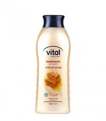 FARCOM VITAL ΑΦΡΟΛΟΥΤΡΟ MILK&HONEY 12X1lt