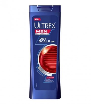 ULTREX ΣΑΜΠΟΥΑΝ&COND.ΑΝΔ.ΞΗΡΟΔΕΡΜΙΑ 12X360ml (DRY SCALP 2ΙΝ1)