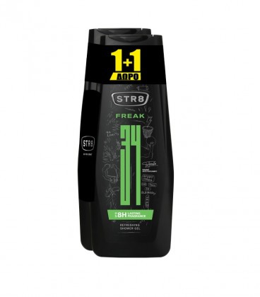 STR8 ΑΦΡΟΛΟΥΤΡΟ GEL FREAK 400ml 3X 1+1 ΔΩΡΟ