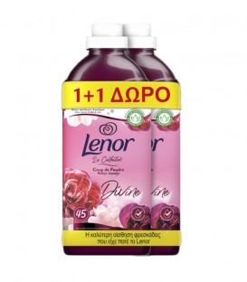 LENOR ΜΑΛΑΚΤΙΚΟ DIVINE RUBY JASMINE 45Μ 1.035lt 4X 1+1 ΔΩΡΟ