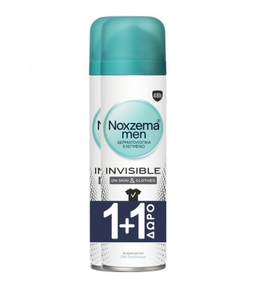 ΝΟΧΖΕΜΑ SPRAY INVISIBLE HIM 150ml 3Χ 1+1 ΔΩΡΟ