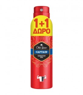 OLD SPICE DEO SPRAY CAPTAIN 150ml 6X 1+1 ΔΩΡΟ