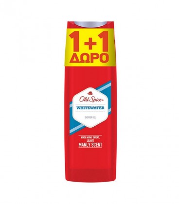 OLD SPICE SHOWER GEL WHITEWATER 400ml 6X 1+1 ΔΩΡΟ