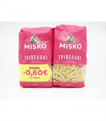 ΜΙΣΚΟ ΤΡΙΒΕΛΑΚΙ 6Χ(2Χ500gr) -0,60€