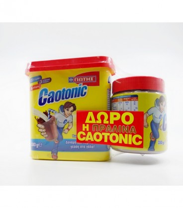 ΓΙΩΤΗΣ CAOTONIC ΧΩΡΙΣ ΓΛΟΥΤΕΝΗ ΚΟΥΤΙ 500gr + ΔΩΡΟ ΠΡΑΛΙΝΑ 350gr X6