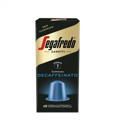 SEGAFREDO CAPSULES ESPRESSO DECAFFEINATO 51gr (10cpsX5.1gr) X10/κιβ