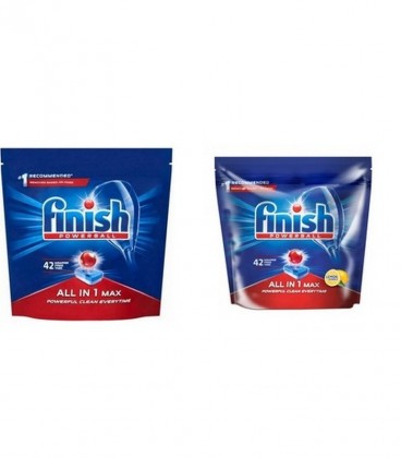 FINISH ALL IN 1 ΤΑΜΠΛΕΤΕΣ ΠΛΥΝΤΗΡΙΟΥ ΠΙΑΤΩΝ 42ΤABS MIX ΚΙΒΩΤΙΟ 8 ΤΜΧ