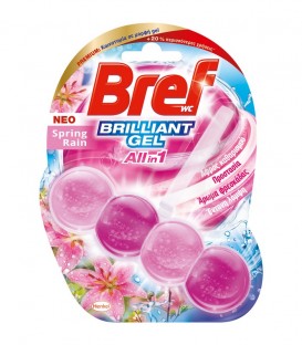 BREF WC BLOCK BRILLIANT GEL SPRING RAIN 11X42gr