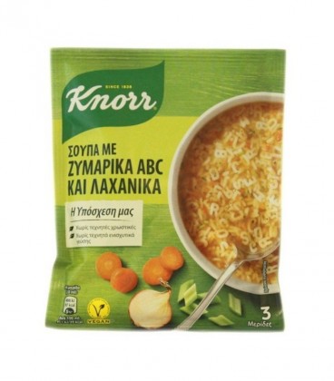 KNORR ΣΟΥΠΑ ΛΑΧΑΝΙΚΩΝ ΜΕ ΖΥΜΑΡΙΚΑ ABC 14Χ82gr