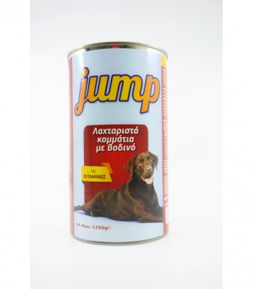 JUMP ΚΟΝΣΕΡΒΑ ΣΚΥΛΟΥ ΒΟΔΙΝΟ 12Χ1250gr