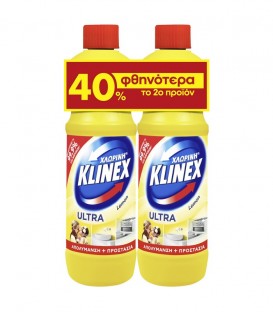 KLINEX ULTRA LEMON 2X750ml (ΤΟ 2ο -40%) X6
