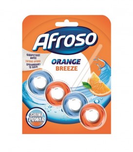 AFROSO WC BLOCK SOLID ORANGE BREEZE 12X40gr