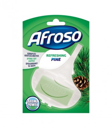 AFROSO BLOCK ΤΟΥΑΛΕΤΑΣ ΠΕΥΚΟ 12X40gr