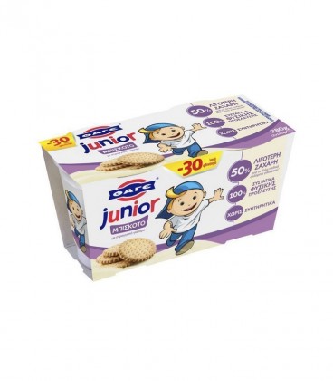 ΦΑΓΕ ΝΕΟ JUNIOR ΜΠΙΣΚΟΤΟ 2Χ140gr -0,30€ Χ10